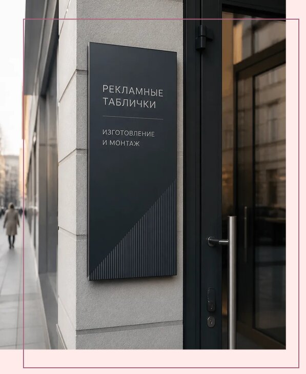 Рекламные таблички в Белой Калитве по цене от 4667 р. | Аванза-Бкл