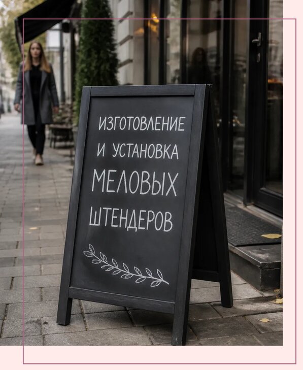 Меловые штендеры в Белой Калитве по цене от 6741 р. | Аванза-Бкл
